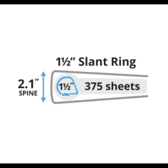 NWT, Avery Durable View Binder, 1-1/2" Slant Rings - Picture 5 of 5